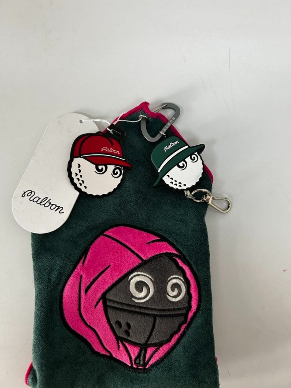 Malbon Golf Towel Ball Cleaning Towel Golf Bag Creative Ornament